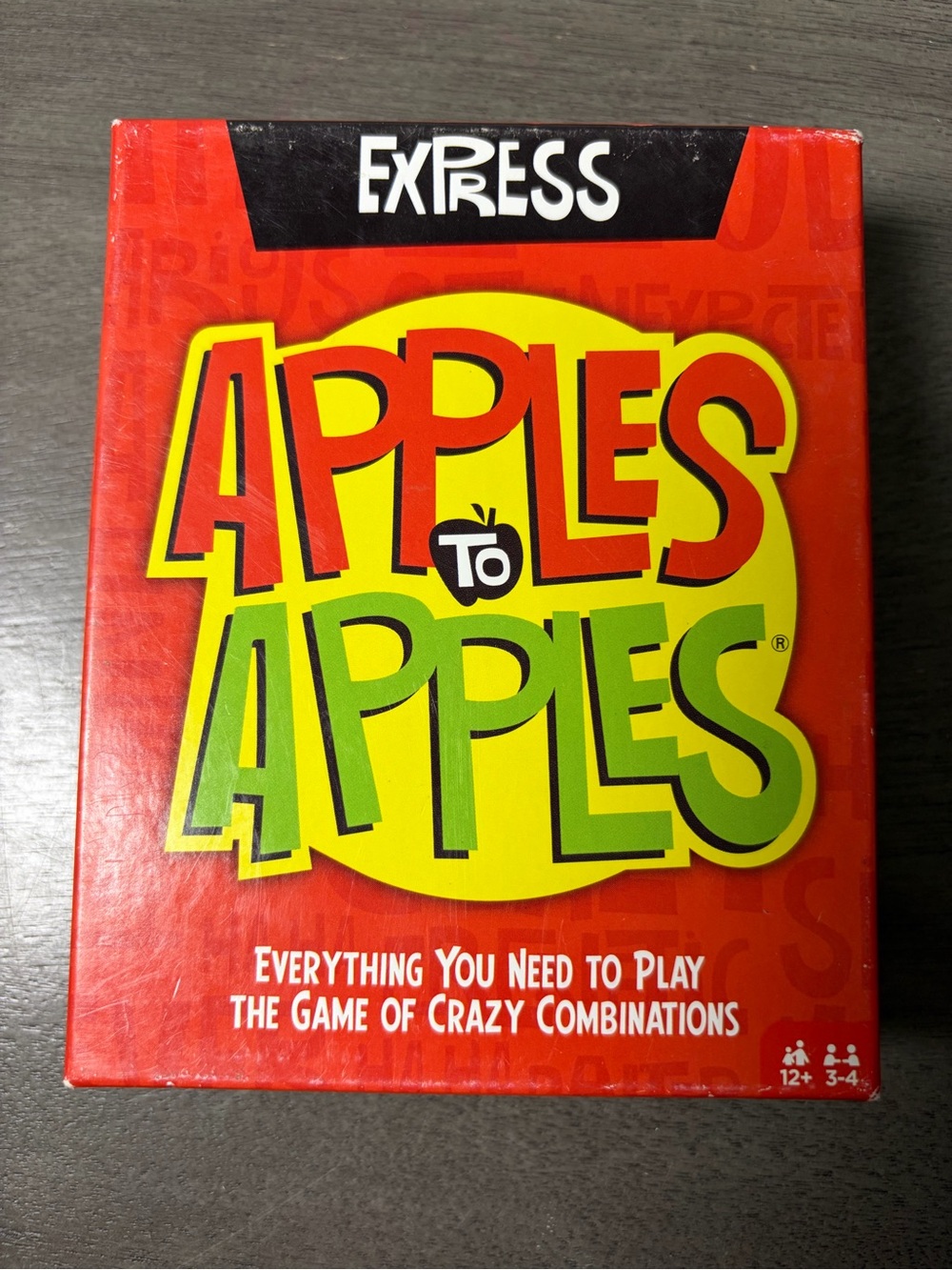 Express Apples to Apples Party Card Game - Red, Yellow, Green